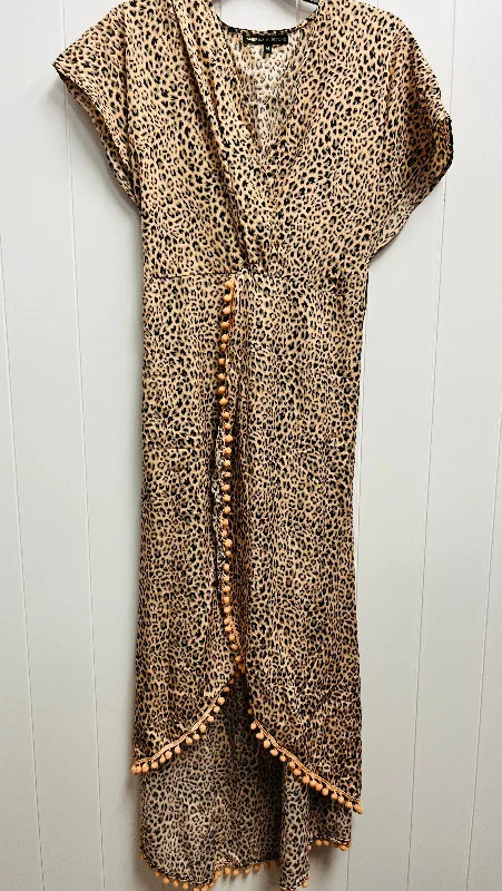 Dress Casual Midi By Clothes Mentor In Animal Print, Size: M