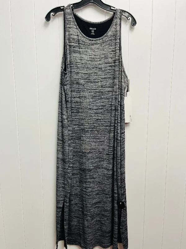 Dress Casual Midi By Kensie In Grey, Size: Xl