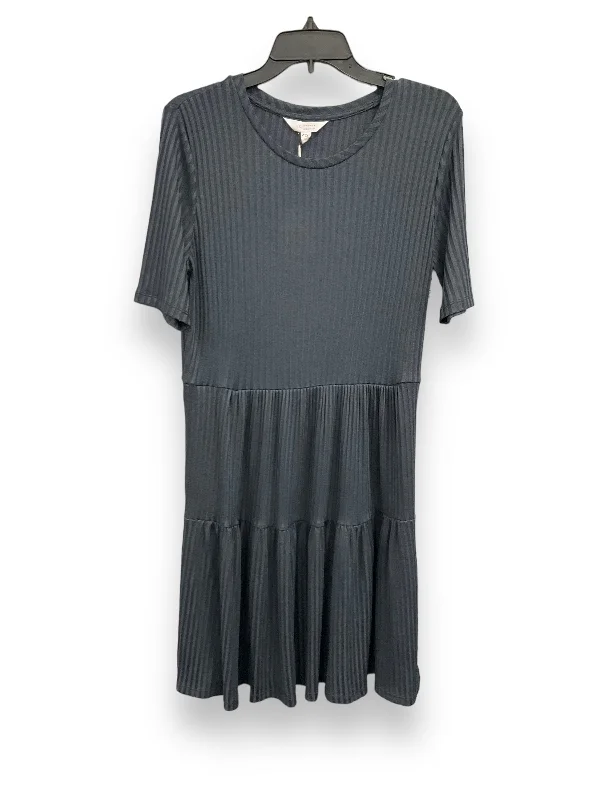 Dress Casual Midi By Lc Lauren Conrad In Grey, Size: L